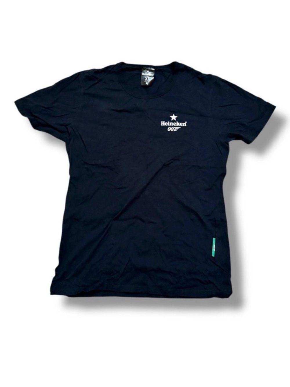 Heineken Beer 007 James Bond Promo Tee Black T-Shirt Men’s Size S/M RARE